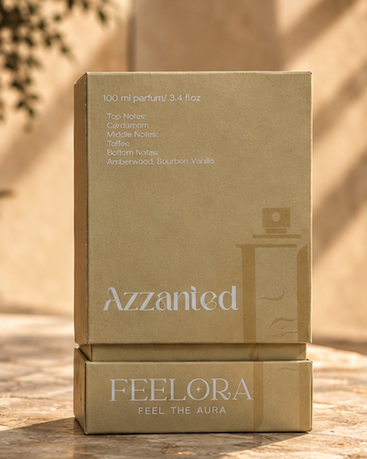 Feelora Azzanted Eau de Parfum - Warm Sweet Premium Parfum, 100 ML