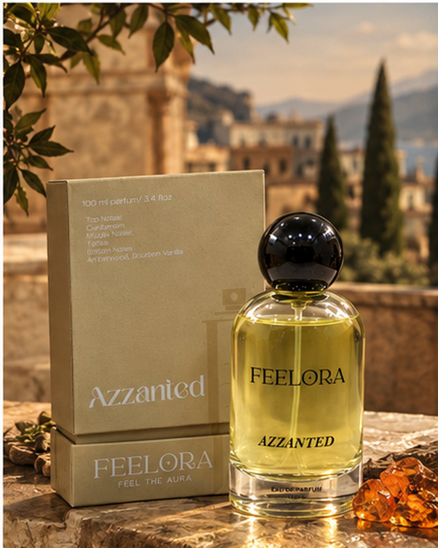 Feelora Azzanted Eau de Parfum - Warm Sweet Premium Parfum, 100 ML
