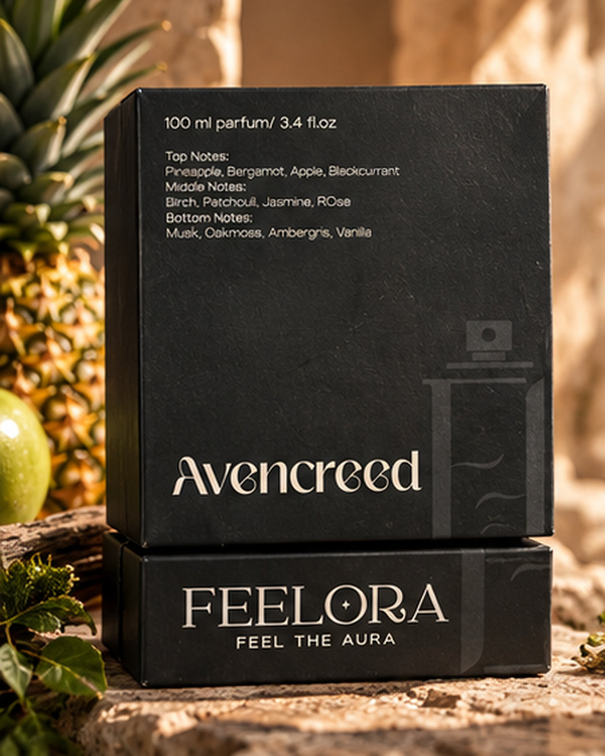 Feelora Avencreed Eau de Parfum - Fruity Woody Premium Parfum, 100 ML