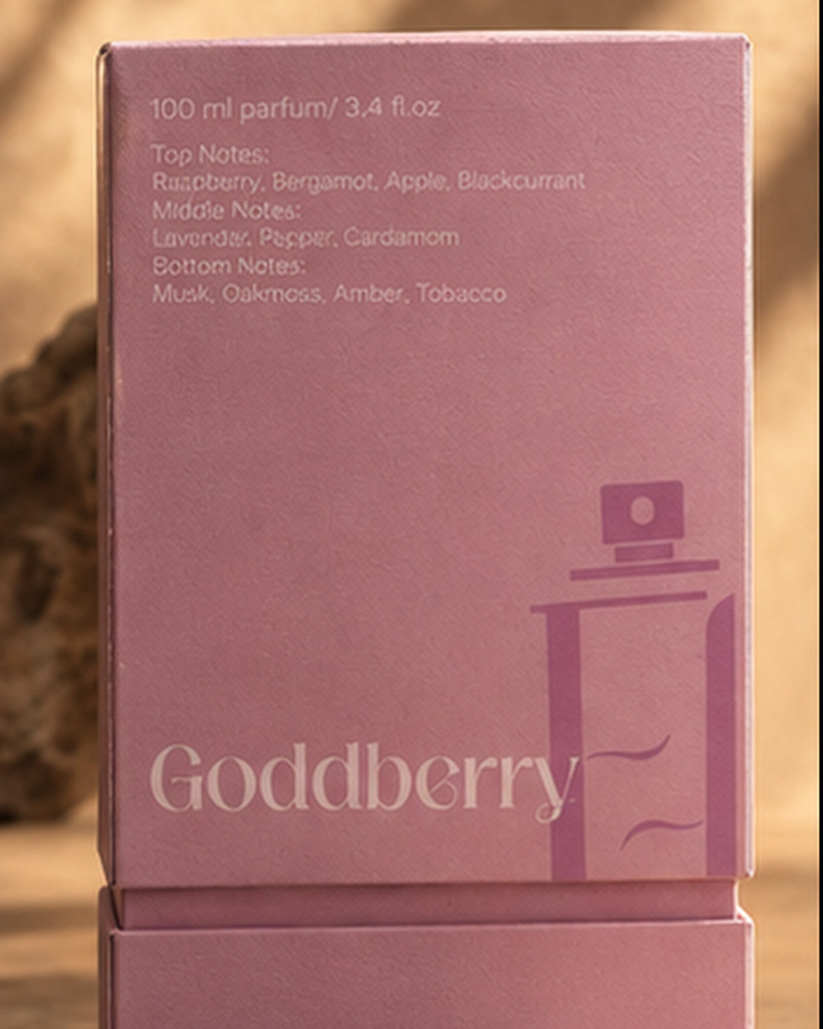 Feelora Godberry Eau de Parfum - Warm Vanilla Premium Parfum, 100 ML