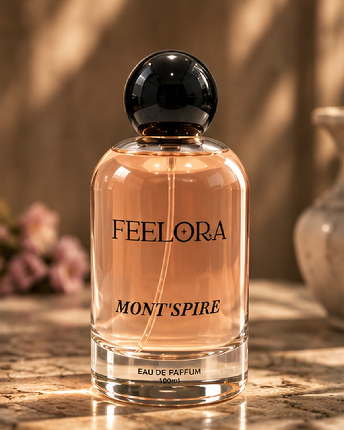Feelora Montspire Eau de Parfum - Fresh Aquatic Woody Parfum, 100 ML
