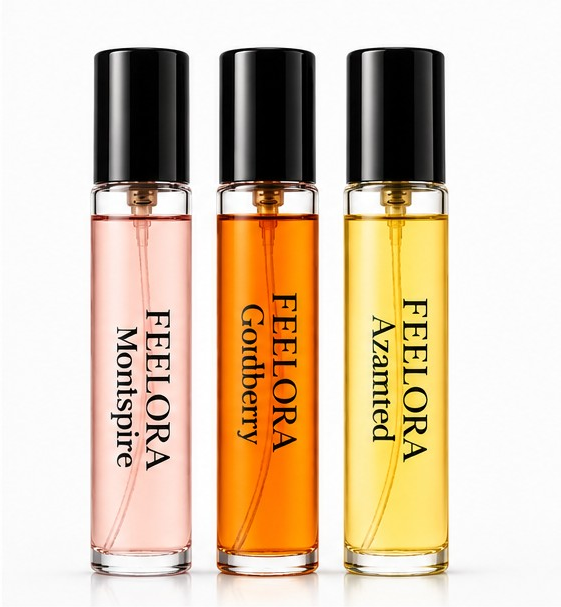 FEELORA Signature Trio Discovery Set, 3 x 25 ml Eau de Parfum